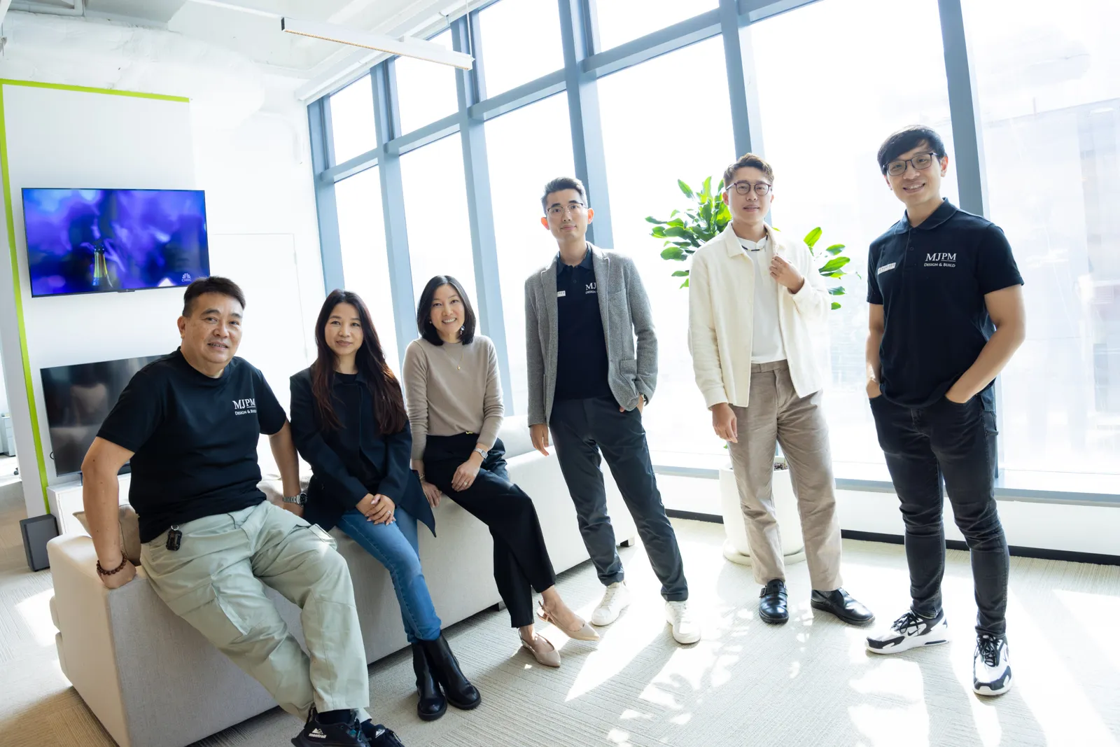 The MJPM leadership and project team in a Hong Kong office