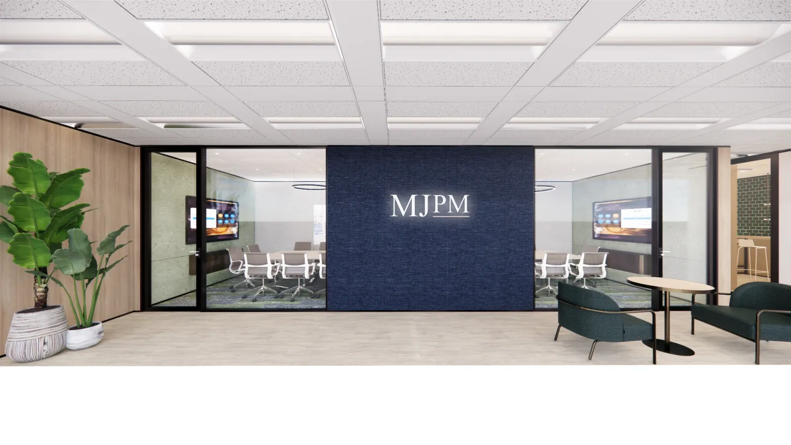 Financial Office Design in Central office project